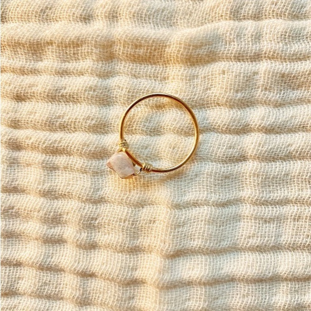 Gold filled Ring with tourmaline - Women's Jewelry